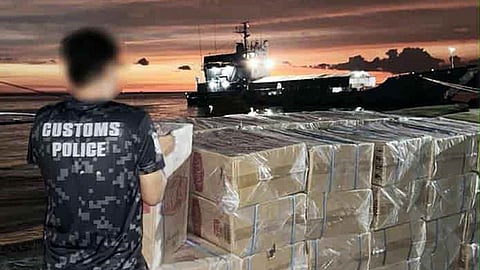 P16.5-M smuggled cigarettes seized off Basilan