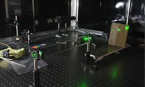 A laser reflecting off glass looks like it follows the mirror rule — angle in equals angle out. But with sensitive tools, the spot shifts slightly, no bigger than a strand of hair. This elusive effect, called the Goos–Hänchen (GH) shift, was recently explored by scientists from the UP Diliman College of Science (UPD-CS) in materials that barely absorb light — such as those used in semiconductors and photonics
