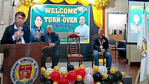 ILOILO. Napolcom 6 and Icpo officials welcome Lawyer Benjamin De Ausen Florentino as the new regional director of Napolcom in Western Visayas during a turnover ceremony held on October 30, 2025, at the Napolcom Regional Office, Corner Fuentes-Ledesma Street, Iloilo City.