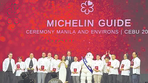 Metro Manila restos get Michelin Stars