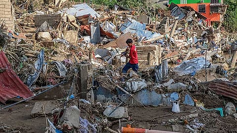 Typhoon Tino strikes shelter, food security