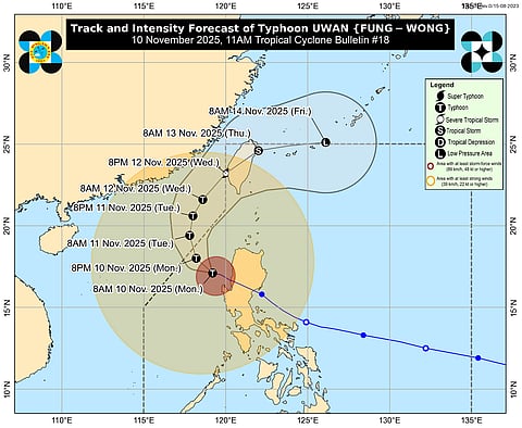 ‘Uwan’ weakens as it exits PH landmass