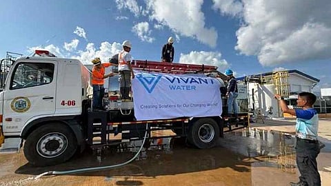 Vivant mihatag tubig, relief packs
sa mga dapit nga naigo sa bagyo