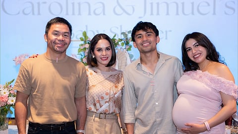 Pacquiao Family celebrates Jimuel, Carolina’s baby shower in L.A.