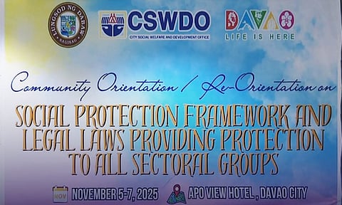 CSWDO tells brgys to have evidence-based programs for social protection
