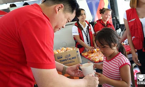 In line with the directive of President Ferdinand R. Marcos Jr., the Department of Social Welfare and Development fast-tracks the delivery of relief aid to families affected by Super Typhoon Uwan in Aurora. (Photo courtesy of DSWD)