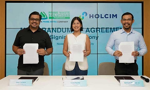 Prime Waste Pampanga inks RDF supply deal with Holcim