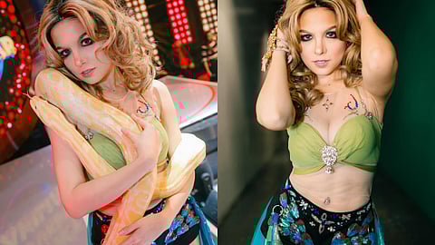 Alexa Ilacad stuns as Britney Spears, performs with snake