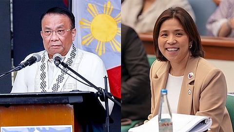 Lucas Bersamin and Amenah Pangandaman