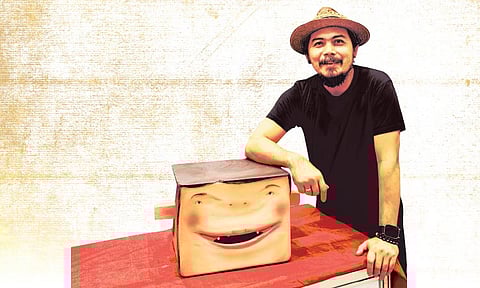 HAPPY ART. Pierre’s booth at the TUBO Art Fair 2025.