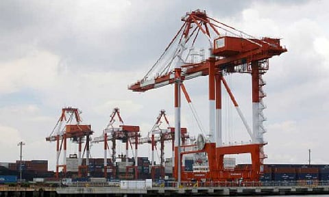 ECONOMIC GROWTH. The port in Manila, where container vans are placed after imports arrive from overseas. The resiliency of the Philippine economy is expected to continue with the appointments of new economic officials. (PNA file photo by Yancy Lim)