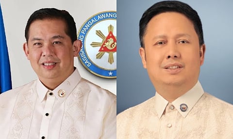 Former House Speaker and Leyte Representative Martin Romualdez and former Ako Bicol party-list Representative Zaldy Co.