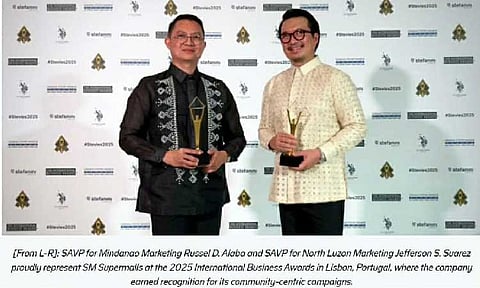 SM Supermalls Dominates International Business Awards with All Community-Centric Wins