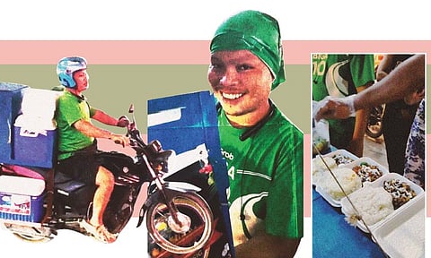 Ex-delivery driver turns motorcycle into a viral mobile sisig kitchen