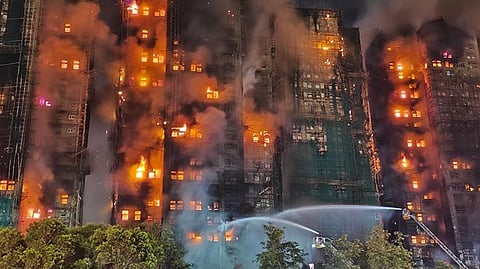 3 arrested over Hong Kong 'inferno'