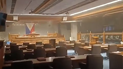 Fire hits Senate building