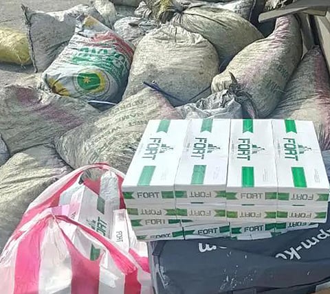 ZAMBOANGA. Lawmen arrest an individual and seize some P21 million worth of contraband in an intelligence-driven anti-smuggling operation Sunday, November 30, at the port of Zamboanga City.