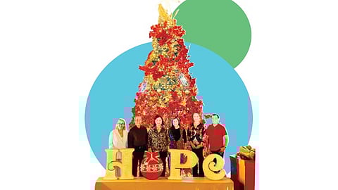 A community lighting up the season