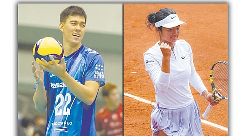 Eala, Bagunas napiling flag bearers sa Pilipinas