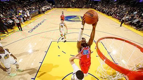 Warriors gimakmak sa Thunder