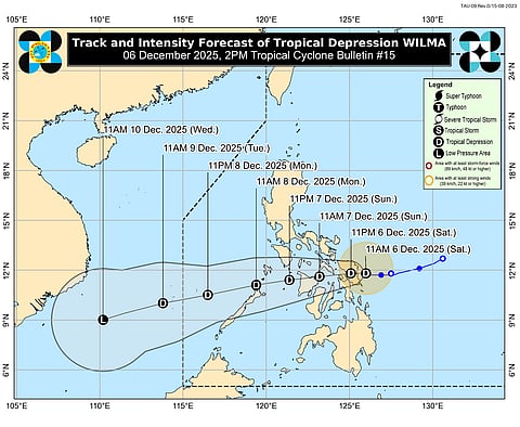 ‘Wilma’ nearly stationary, expected to make landfall in Eastern Visayas