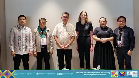 STRENGTHENING TIES. Officials from MinDA, Barmm-Menre, and the New Zealand Embassy meet in Davao City to reaffirm their partnership on peace, development, and Mindanao’s clean energy transition.