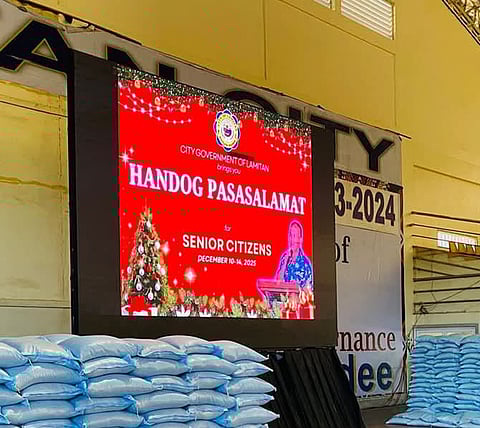 ZAMBOANGA. The city government of Lamitan, Basilan, launched on Wednesday, December 10, its four-day annual “Handog Pasasalamat for Senior Citizens” program, honoring the elderly with Christmas gifts, a raffle draw, and special recognition for the oldest members of the community.