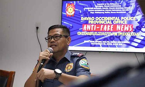 The Davao Occidental Police Provincial Office (DavOcc-PPO) and the media in the province are committed to fighting the proliferation of fake information amid the rise of misinformation, disinformation, and malinformation in the digital age.