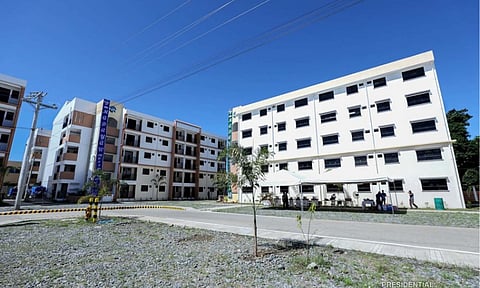 Photo of the newly constructed Madayaw Residences units at Kadayawan Homes in Bangkal, Davao City handed over by President Rodrigo Roa Duterte to the awardees representing the 640 beneficiaries on June 24, 2022.