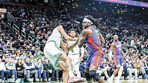 Pistons gibawsan ang Celtics