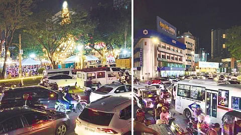 Holiday traffic tests patience