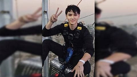 Sandro Muhlach jumps from Macau Tower