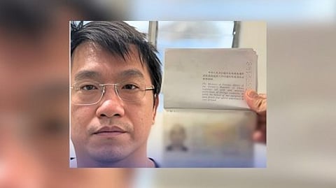 Chinese national Shi Chunfang, 40, was apprehended by the Bureau of Immigration (BI) in a residential area in Taytay, Rizal on Dec. 14, 2025. The BI said the foreigner is wanted by the Chinese police for kidnapping and has a standing warrant issued by the Public Security Bureau of Jinjiang City in 2024. (Photo courtesy of BI)