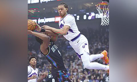 GIBIHAG: Dakong isda ang gikuha sa Utah Jazz sa paglupig nila sa Detroit Pistons sa National Basketball Association. /