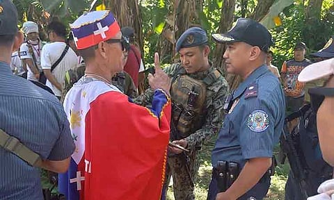 ‘OWNER OF THE WORLD’ BLOCKS PUBLIC ROAD. A group led by Datu Watawat, also known as Senior Rubin Hari, set up a barricade along a public road in Barangay San Ignacio, Manay, Davao Oriental, on December 25, 2025. The group reportedly claimed they are the "Owner of the World" and controlled ownership over the area. They collected fees from motorists and even government entities passing through.