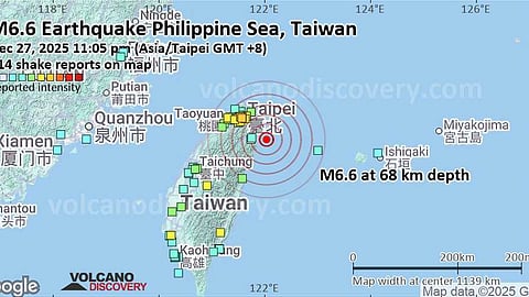 Way OFW apektado sa linog sa Taiwan