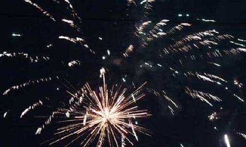 HAPPY NEW YEAR. Fireworks light up the sky in Imus City, Cavite on Thursday (Jan. 1, 2026), as Filipinos welcome the New Year the traditional way. The Philippine National Police said though several people were injured due to firecrackers, the overall celebration was generally peaceful with zero major crimes reported. (PNA photo by Avito Dalan)