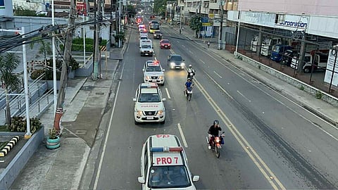 Traslacion simulation held in Mandaue