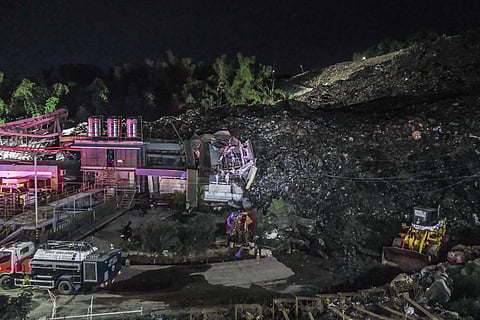 CEBU. One person was reported dead and six others injured after a landfill landslide struck the staff housing area and office of Prime Waste Inc. in Barangay Binaliw on Thursday, January 8, 2026, Cebu City Councilor Dave Tumulak said.