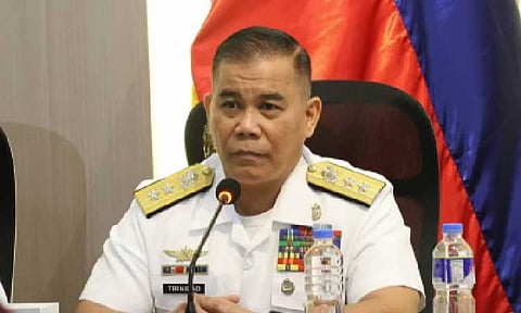 Philippine Navy spokesperson for the West Philippine Sea Rear Admiral Roy Vincent Trinidad. (PNA file photo)