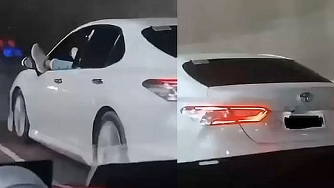 License of motorist in viral reckless driving video suspended