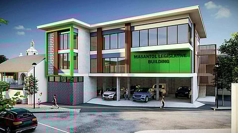 RISING SOON
The perspective of the soon-to-rise three-storey Legislative Building in Masantol, Pampanga.