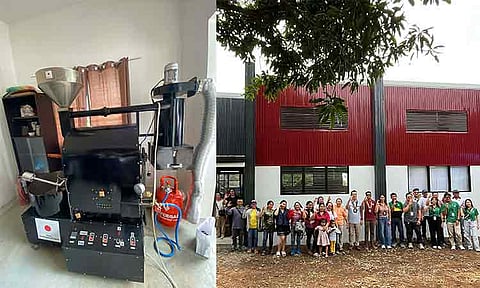 Consul General ONO Hirotaka turns over a new coffee warehouse and processing facility to farmers in Bansalan.