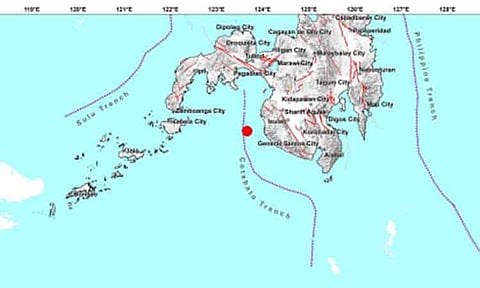Quake swarms in some Sultan Kudarat areas linked to Cotabato Trench