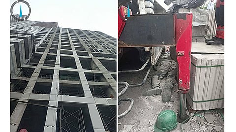 2 patay human natagakan og semento