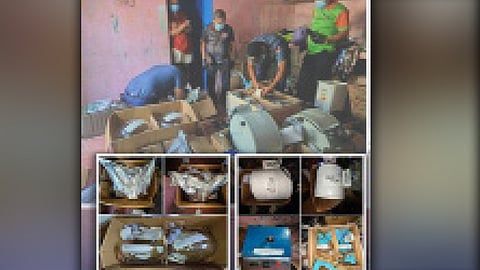 PNP mi-raid og drug laboratory
sa Caloocan