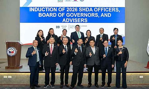 Induction of 2026 SHDA officers, board of governors, and advisers.