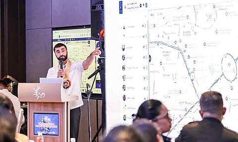 Eliam-Jay Bendavid showcasing the capabilities of the system.