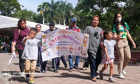 ‘LITTLE ACHIEVER’. Some children with autism, along with their parents and guardians participated in the parade of the 30th National Autism Consciousness Week at People’s Park, organized by the City Government of Davao on Friday, January 30, 2026. The event was led by the Davao City Special Needs Intervention Center for Children (DCSNICC), together with other city officials to show their support for people with autism and their families. The celebration revolved around the theme: “From Awareness to Action: Advancing Autism in the Philippines.” The activity aimed to spread correct knowledge about autism and foster more inclusive actions by the community and authorities. According to the Persons with Disability Affairs Office (PDAO), over 1,870 individuals with ASD are registered in Davao City.