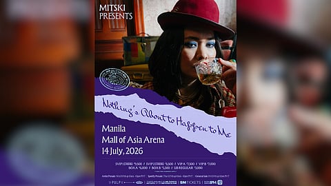 MITSKI ‘Nothing’s About to Happen to Me’ in Manila
